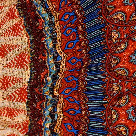 Super Cute Boho V Neck Wrap Dress - Picture 7 of 11